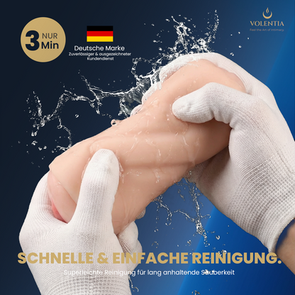 3-in-1 Realistische Taschenmuschi für Männer [Neues Modell] - Braun - VOLENTIA